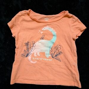 8 for $12 / Carter's Peach Love-a-saurus Tee